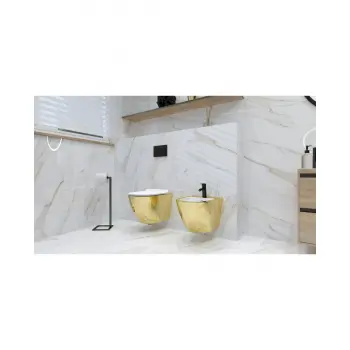 Miska WC Lavita Sofi Slim Gold/White